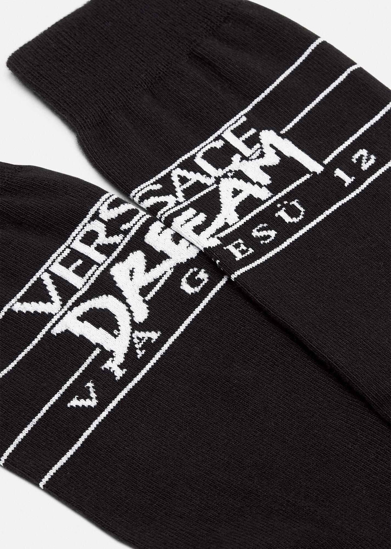 VERSACE Dream Logo Socks outlook