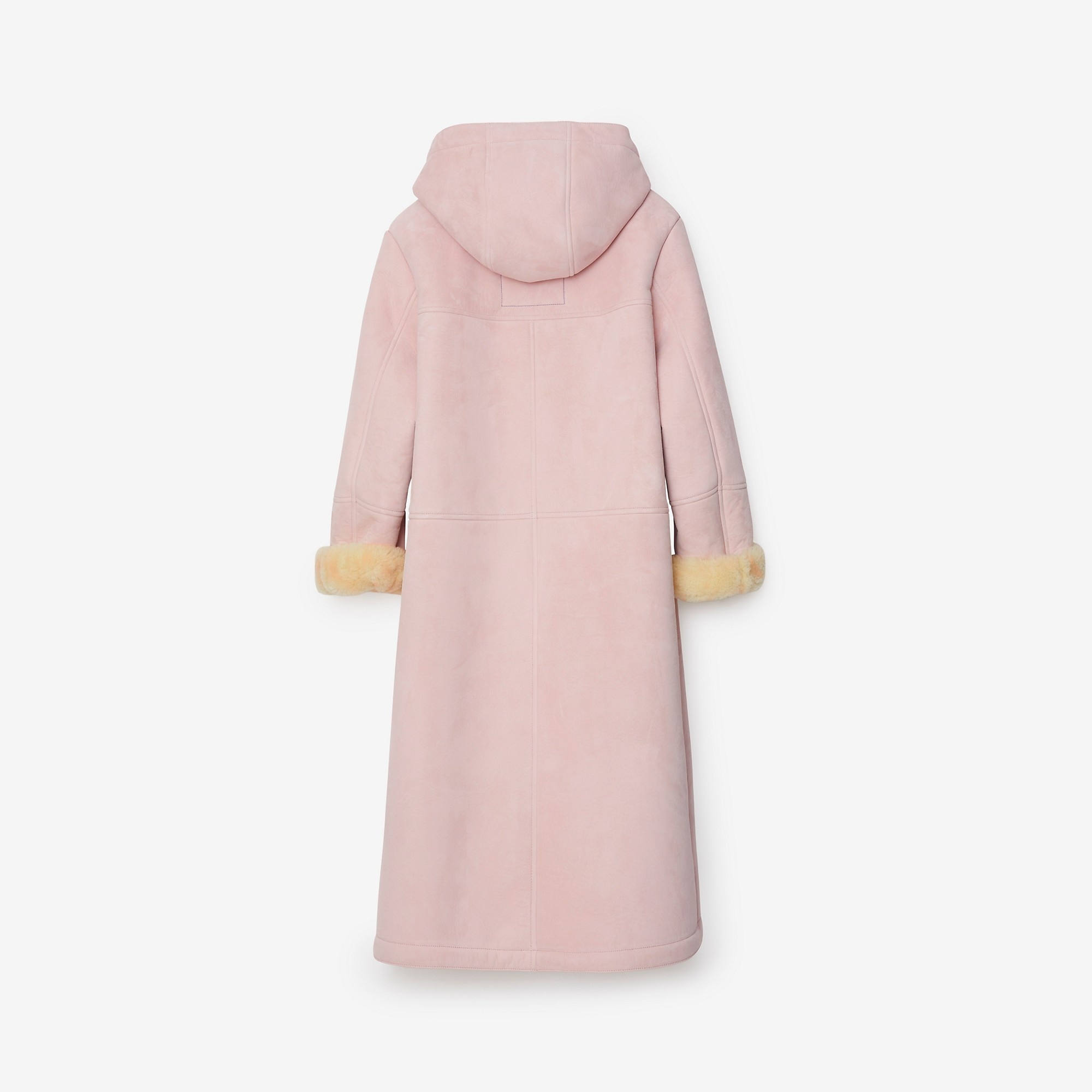 Suede and Shearling Coat - 7