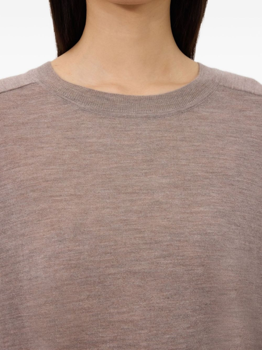 crew-neck cashmere sweater - 5