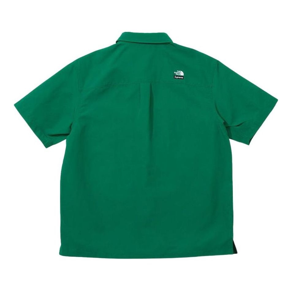Supreme x The North Face Trekking S/S Shirt 'Green Red' SUP-SS22-901 - 2