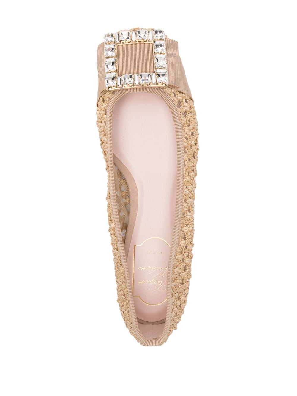 TrÃ¨s Vivier Strass ballerina shoes - 4
