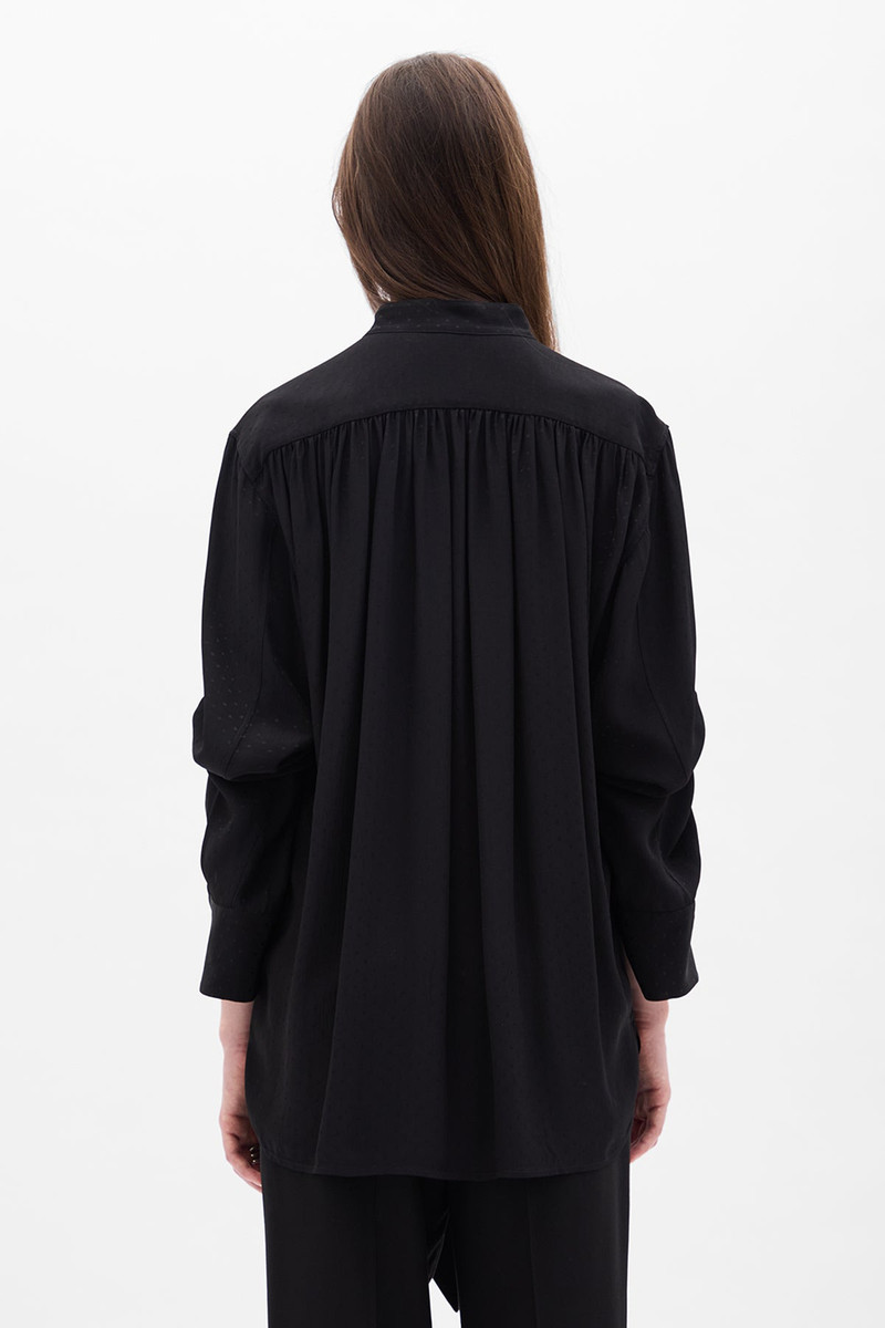 Dien Stand Collar Long Shirt 3