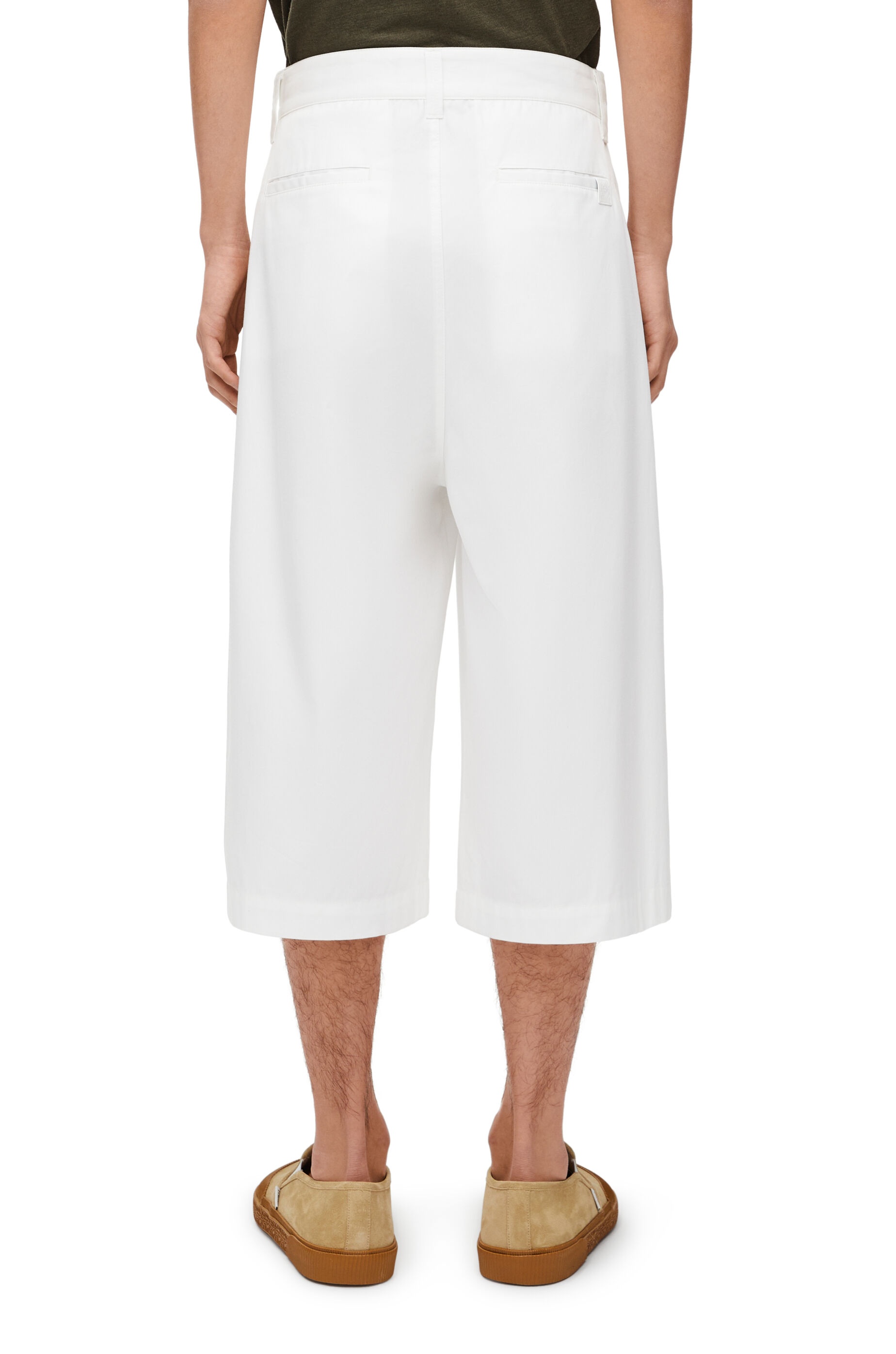 Pleated shorts in cotton - 4