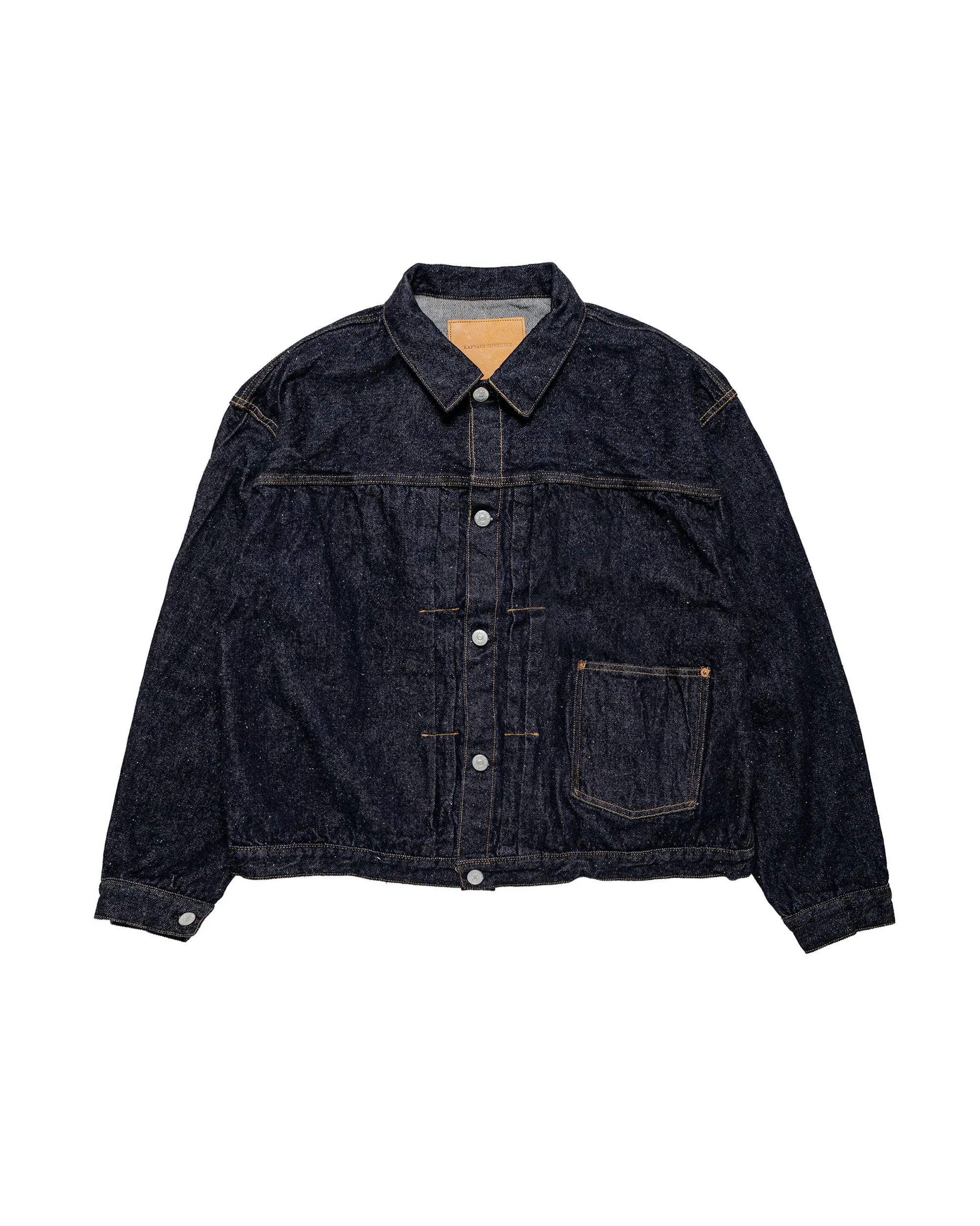 Denim Tracker 1P Jacket Indigo One Wash - 1