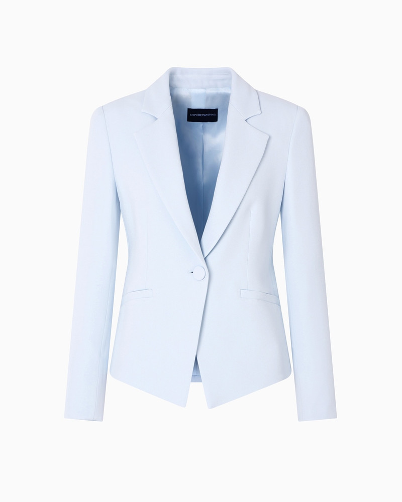 CADY CRÊPE JACKET WITH LAPELS 1