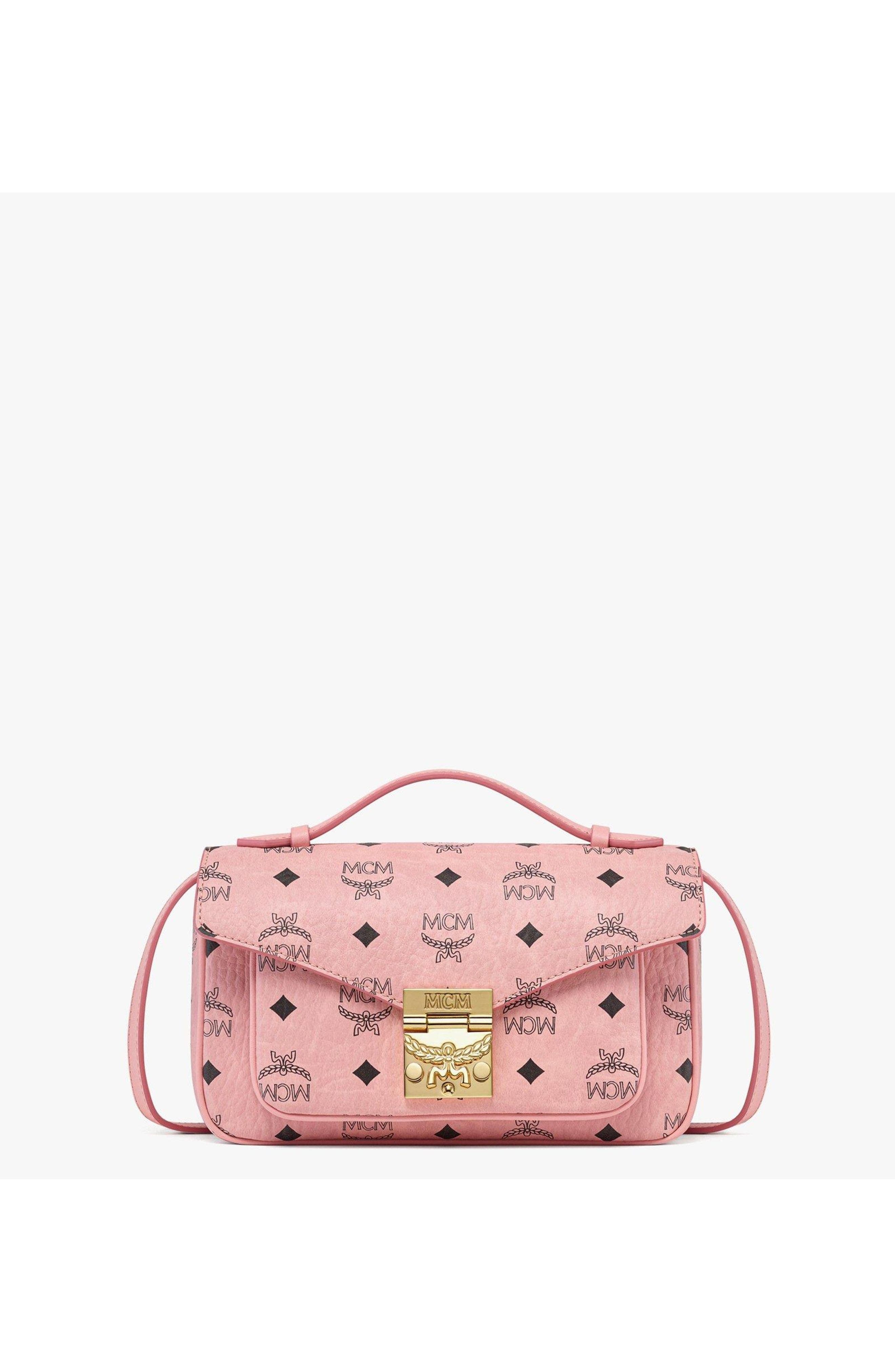 MCM Tracy Crossbody in Visetos in Pink at Nordstrom - 1