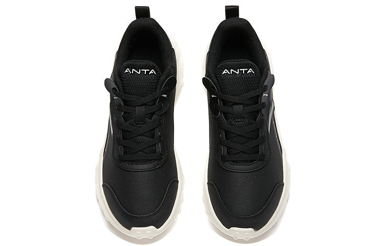 (WMNS) ANTA Running Series Sneakers 'Black Silver White' 122115582-8 - 3
