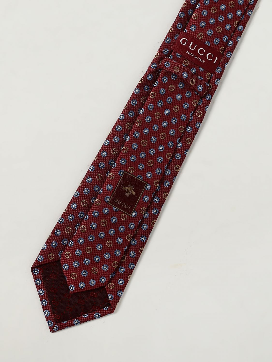 Gucci Tie Men Burgundy - 2
