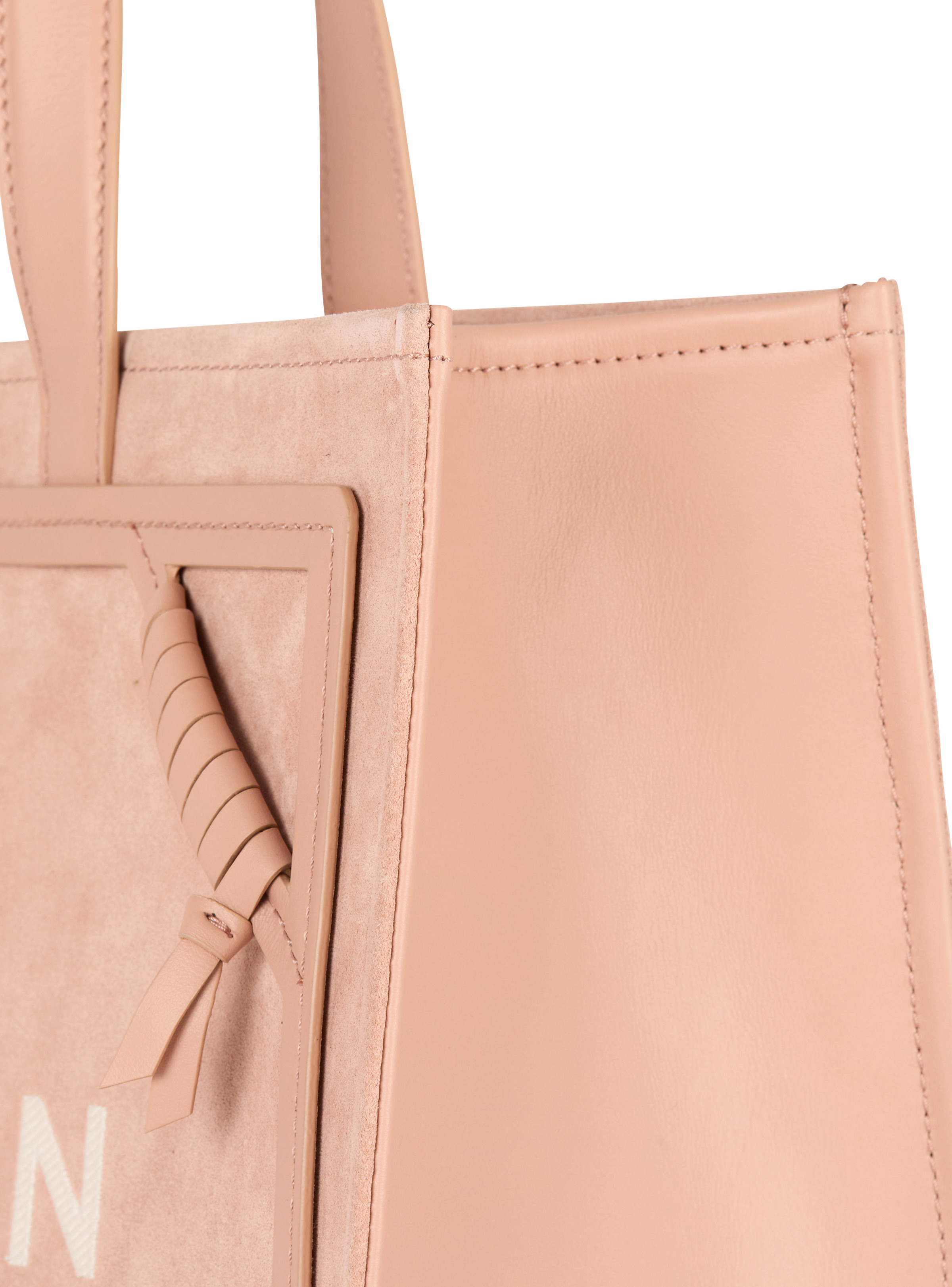 Medium suede B-Army tote bag - 5
