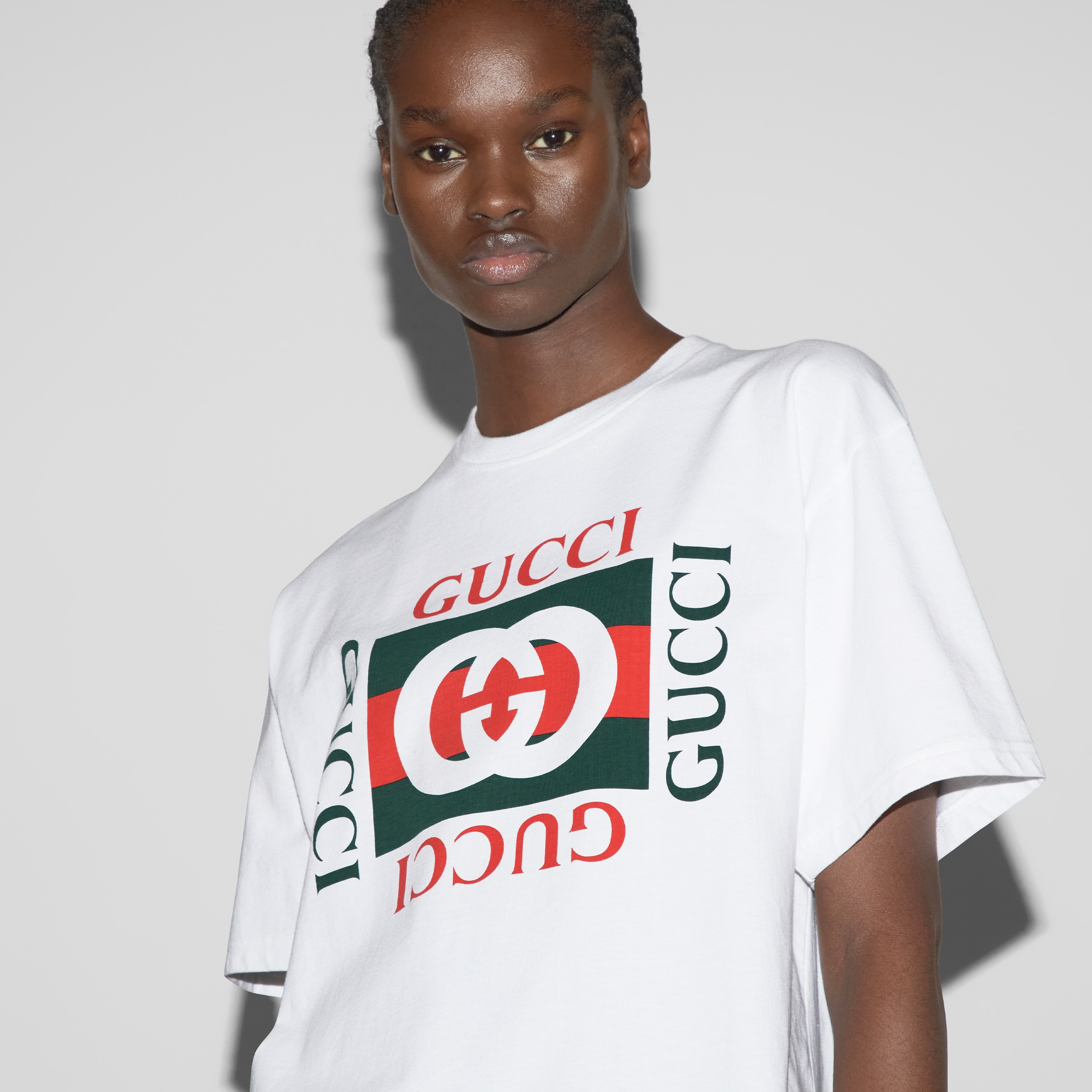 Gucci Interlocking G print cotton T-shirt - 5