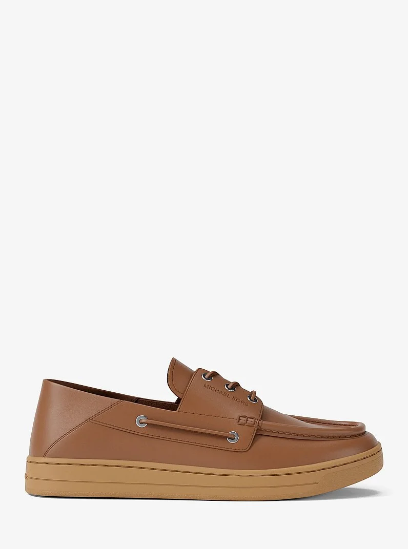 Aiden Leather Boat Shoes - 1
