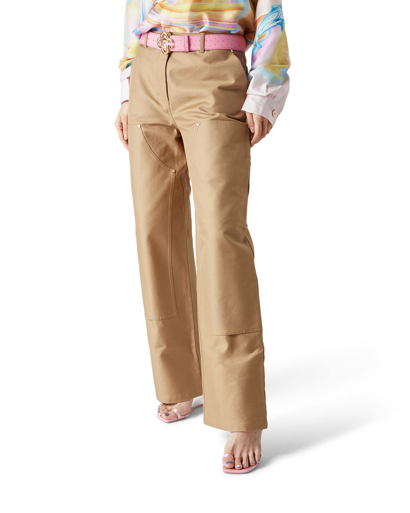 Cotton Workwear Trousers | Casablanca Paris 5