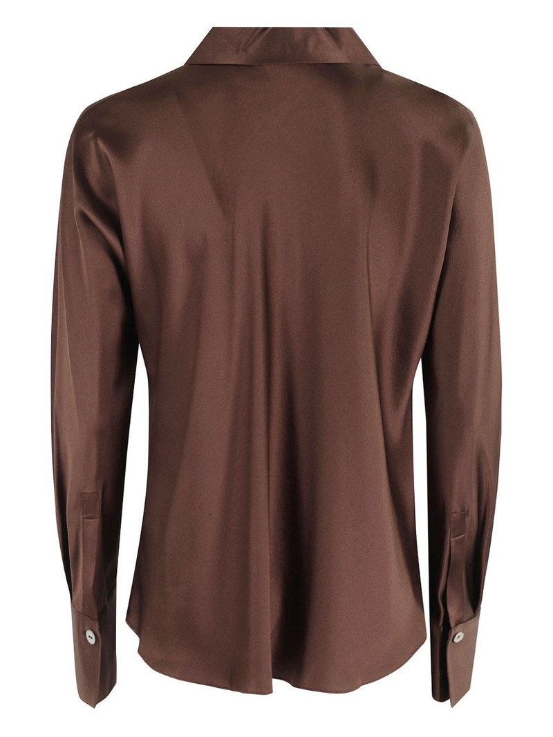 Vince satin long-sleeve shirt outlook