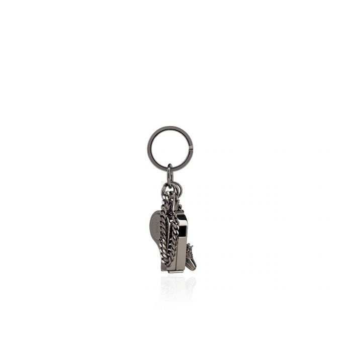 Whistle Keyring GUNMETAL - 1