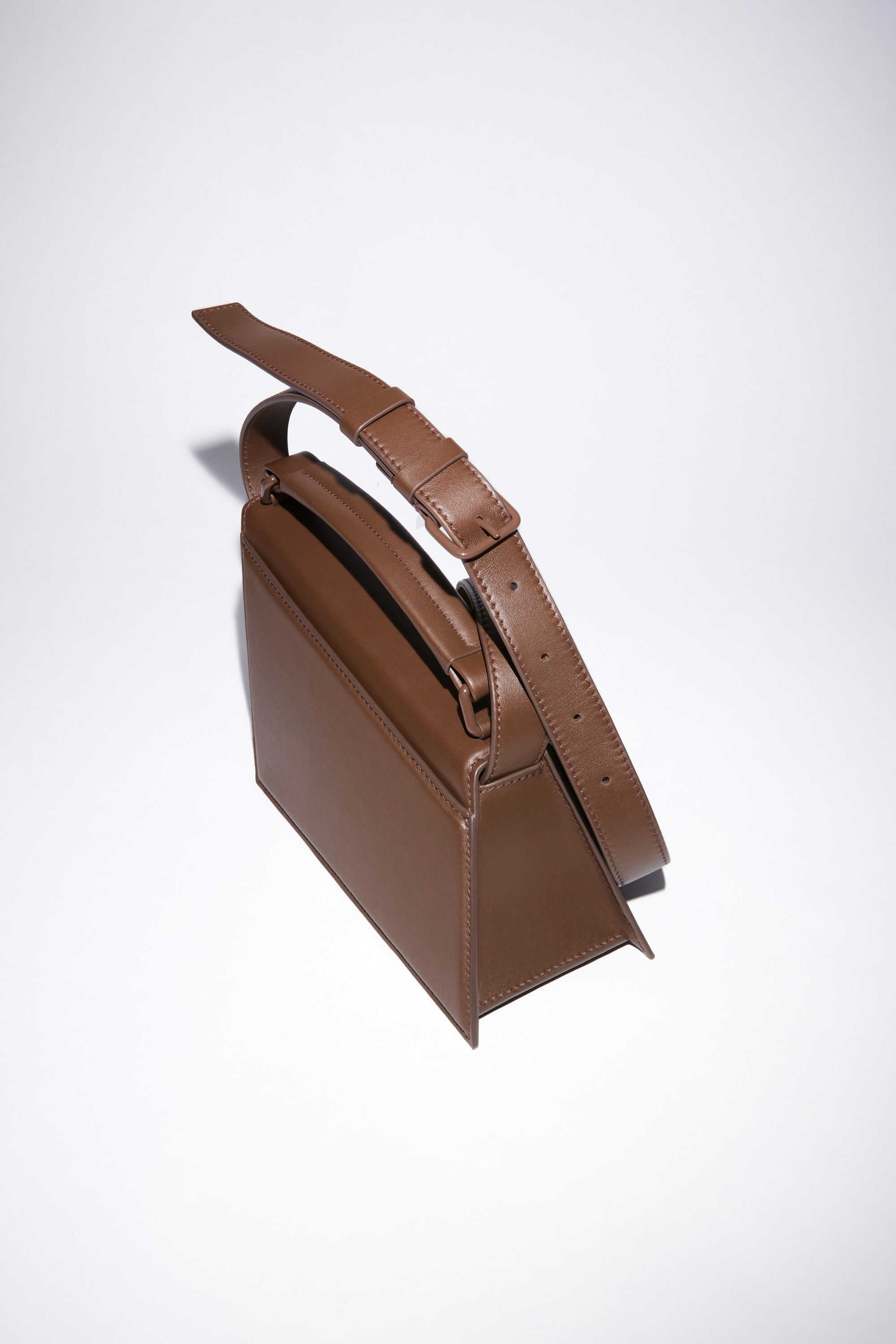 Distortion mini bag - Chocolate brown - 5