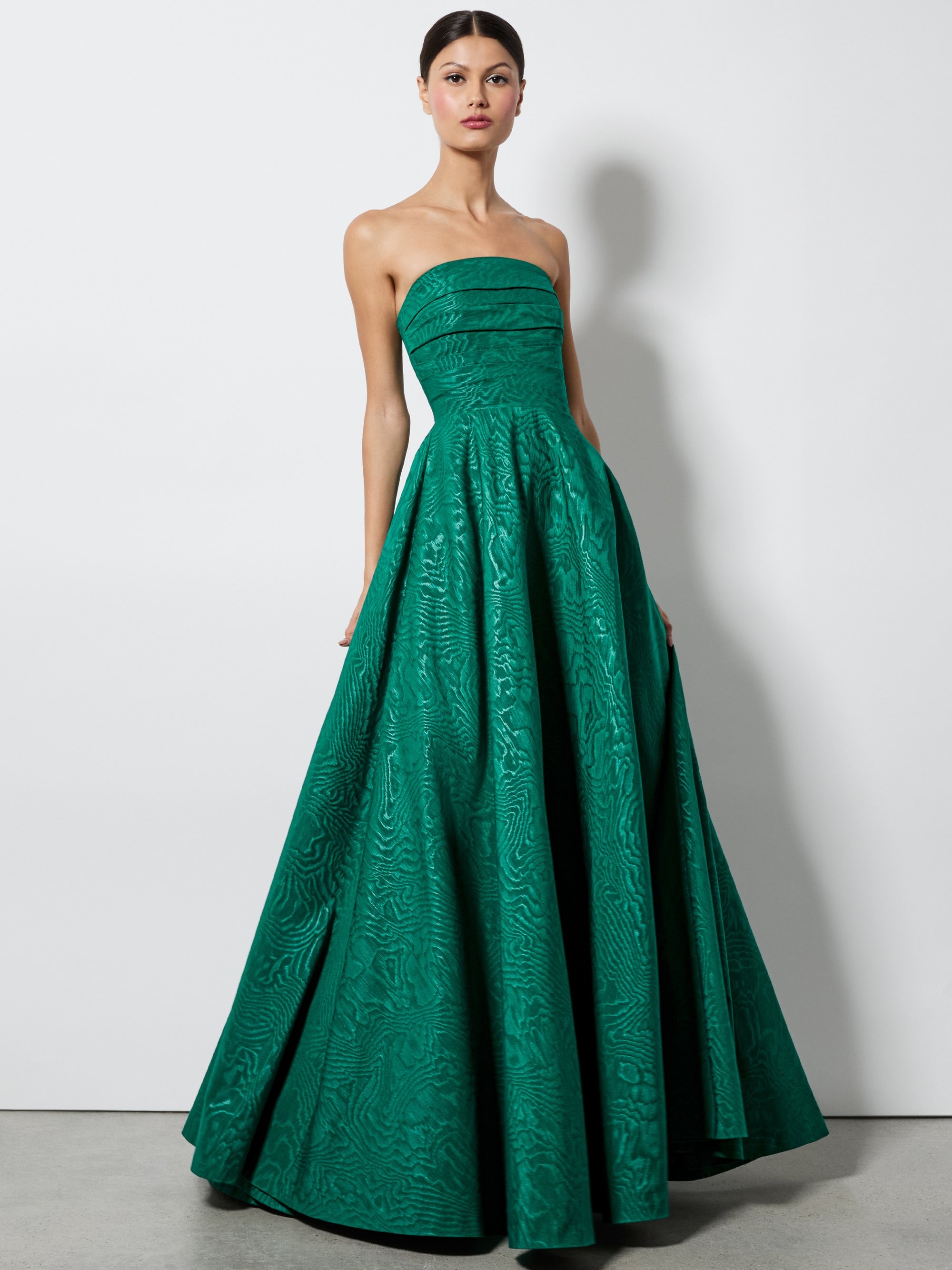 BRIDGETTE STRAPLESS FLARED MAXI GOWN - 5