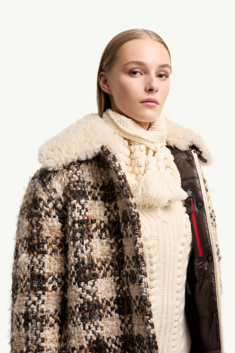 Camlez Wool & Shearling-Trimmed Short Down Jacket 6