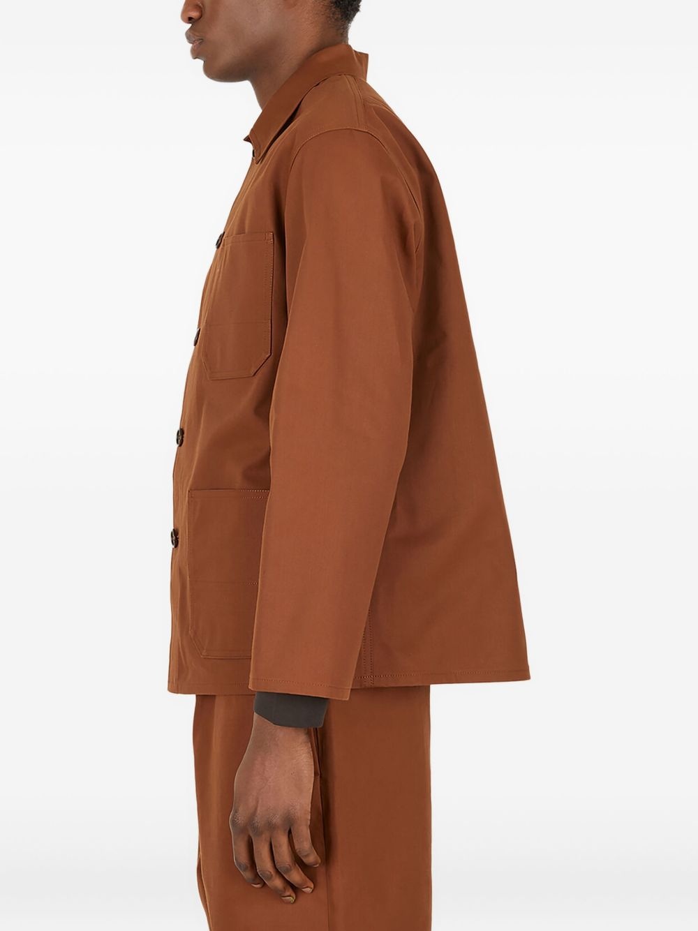 patch-pocket overshirt - 3
