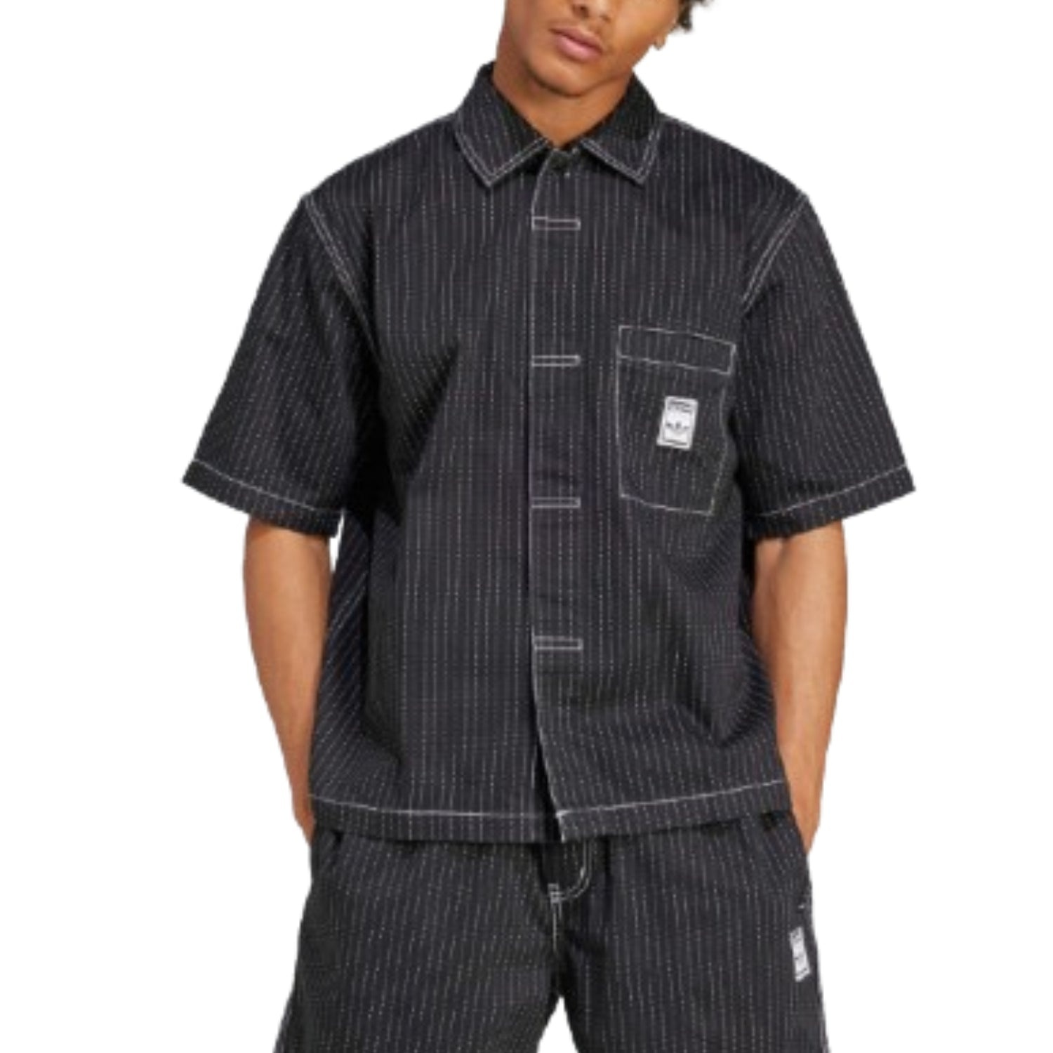adidas Wabash Shirt 'Black' JP4481 - 2