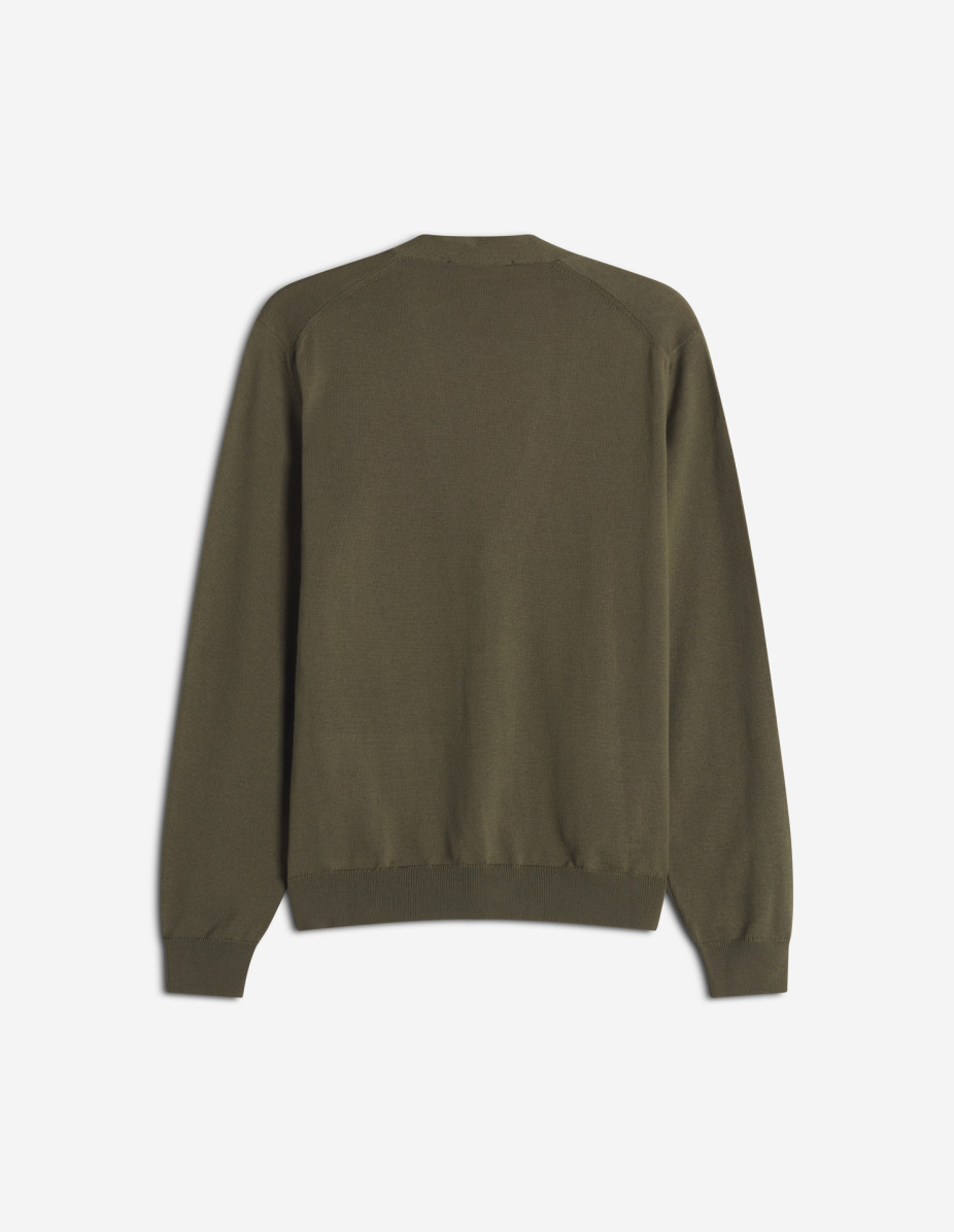 FOX HEAD MERINO REGULAR CARDIGAN - 2