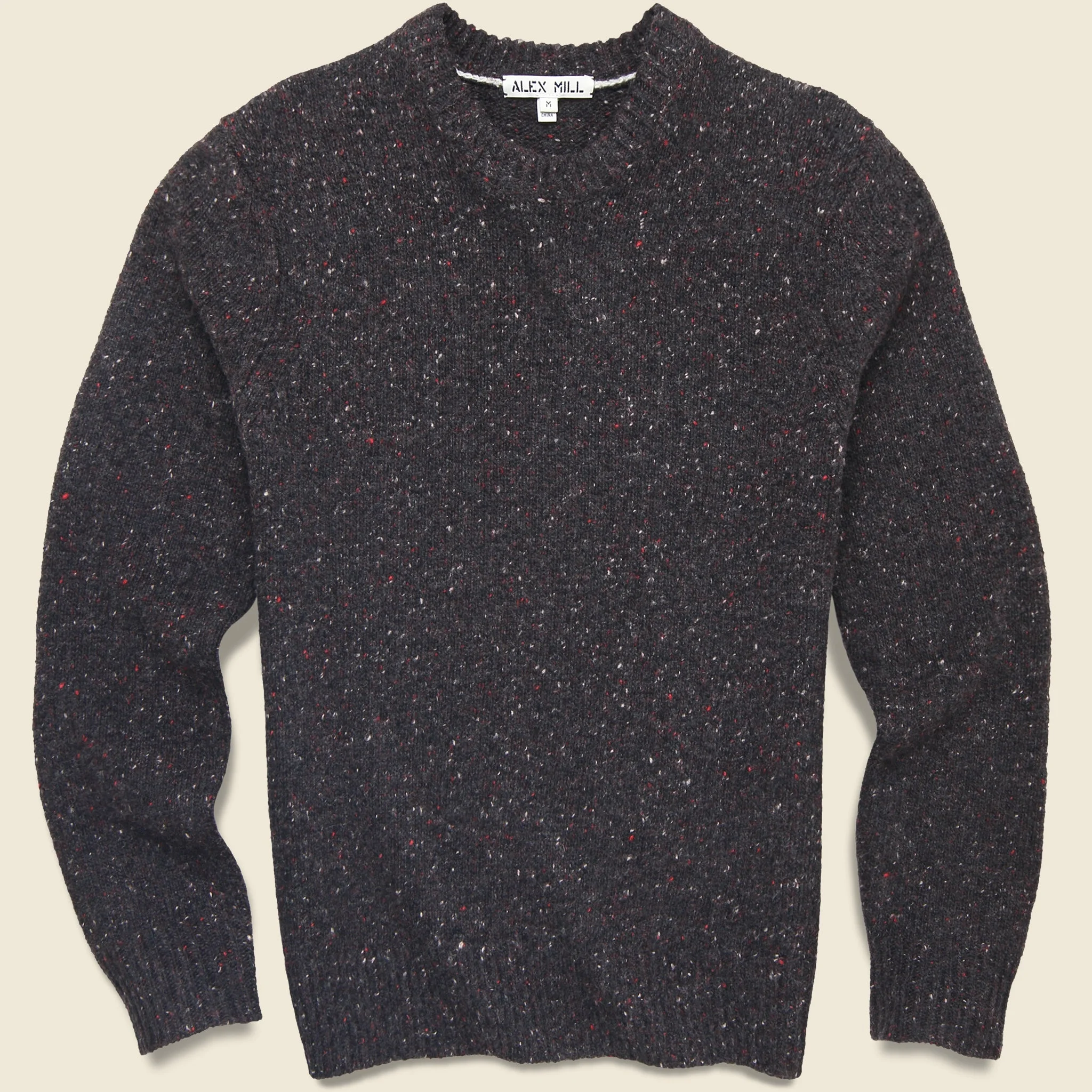 Donegal Wool Sweater - Pinot Noir - 1