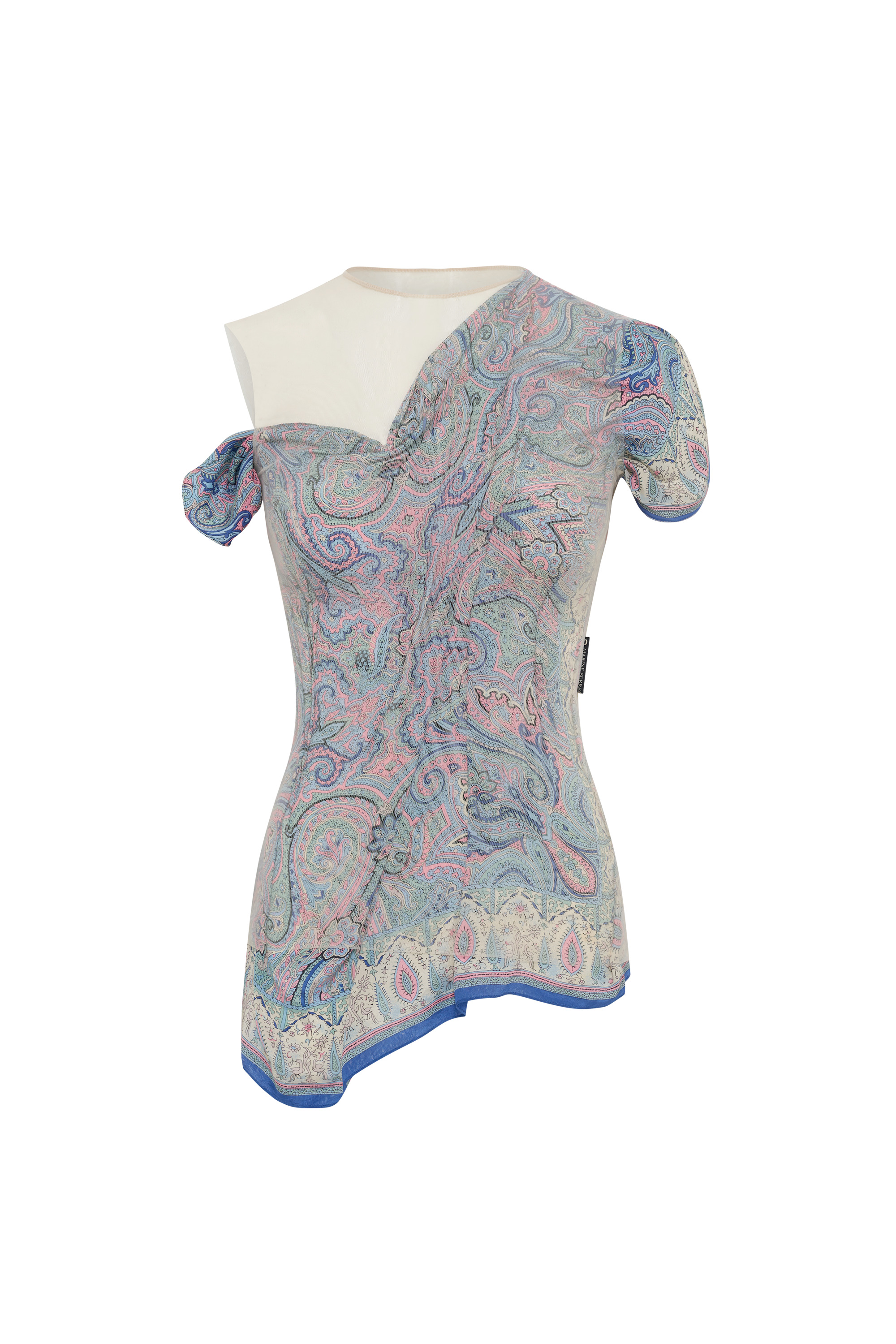 Regenerated Silk Scarves Layer Top - 5