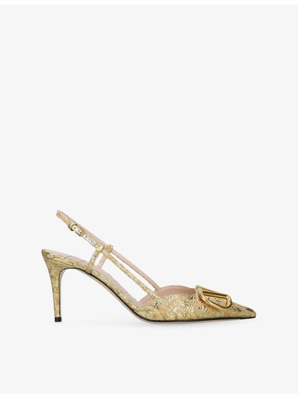 VLogo 80 Slingback Jacquard Heels - 1