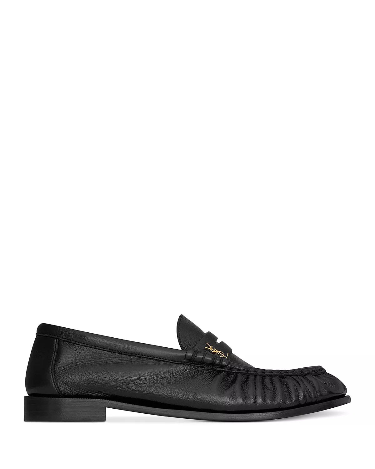 Le Loafer Penny Slippers in Shiny Creased Leather - 3