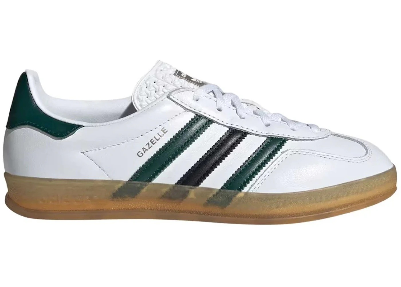 adidas Gazelle Indoor White Collegiate Green (Women's) - 1