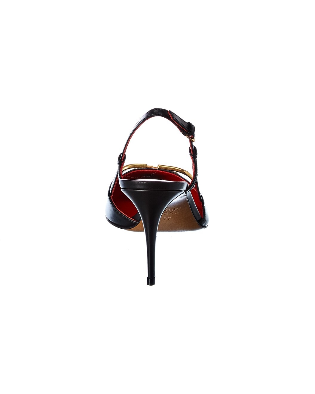 Valentino VLogo 80 Leather Slingback Pump - 3