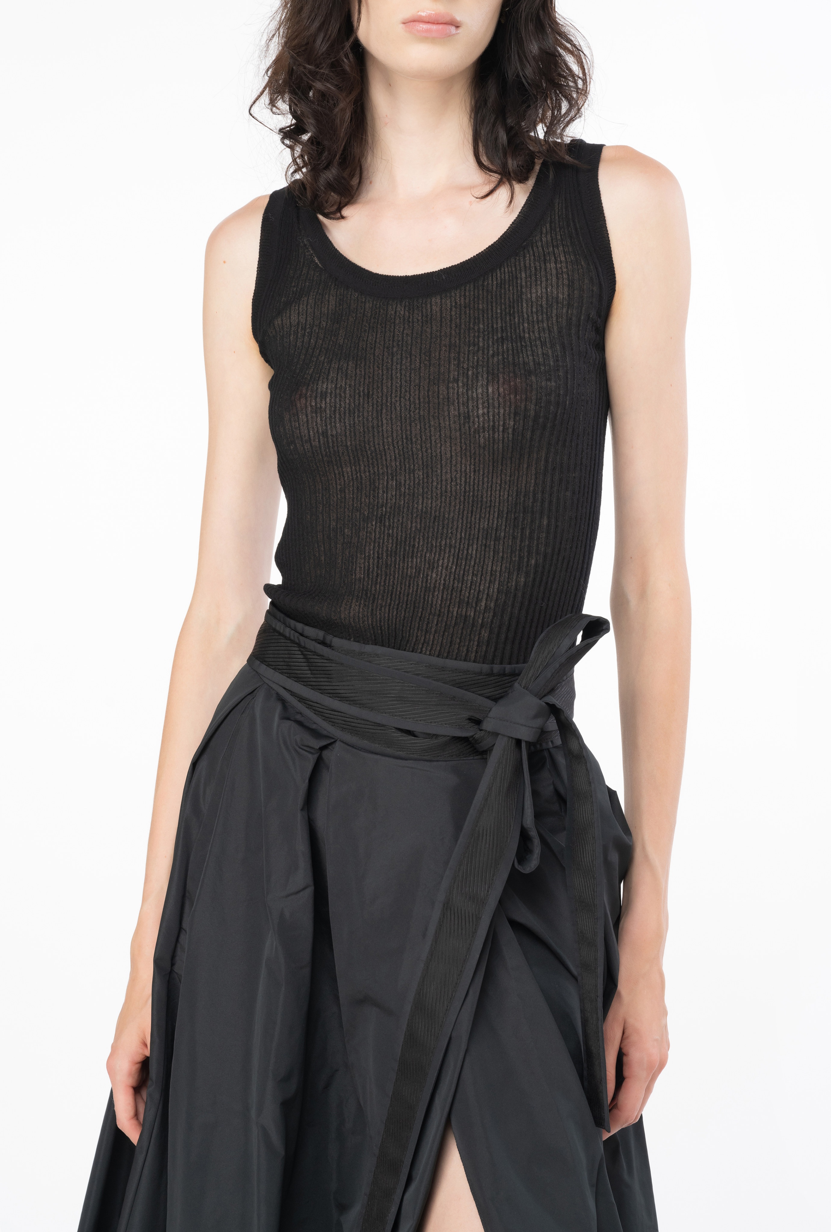 PINKO TAFFETA MAXI-SKIRT | REVERSIBLE