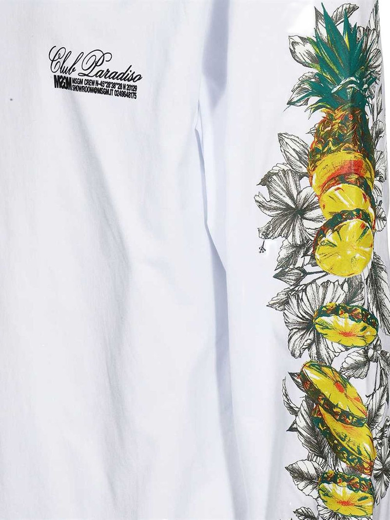 long-sleeve fruit-print T-shirt 3