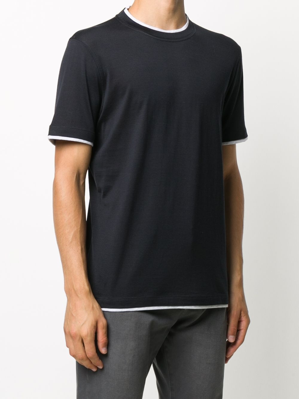 contrat-trim T-shirt - 3