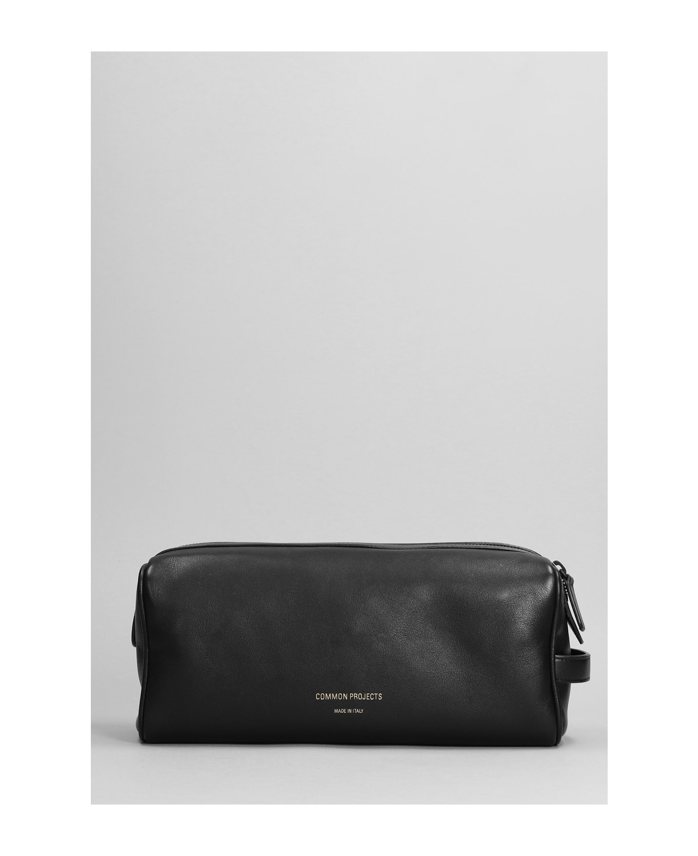 Hand Bag In Black Leather - 3