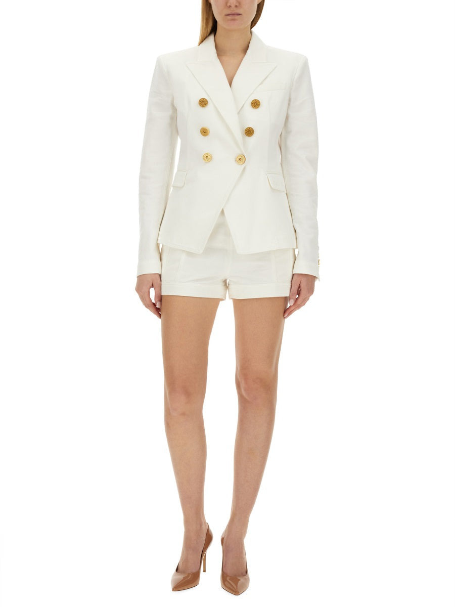 Balmain Women Six-Button Jacket - 2