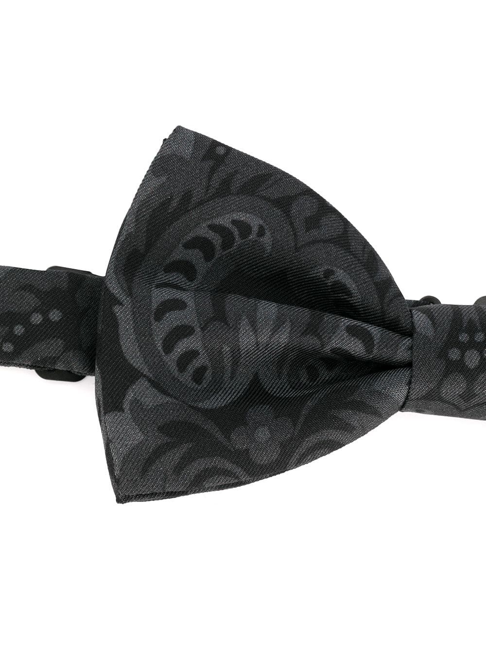 baroque print pre-tied bow tie - 2