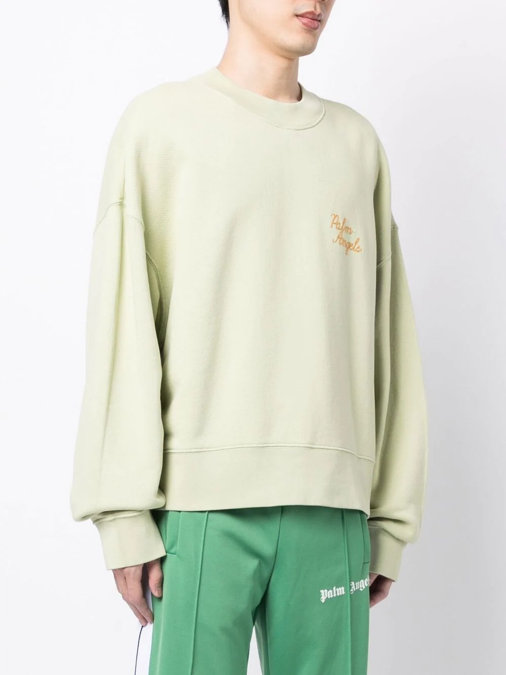 logo-embroidered sweatshirt - 3
