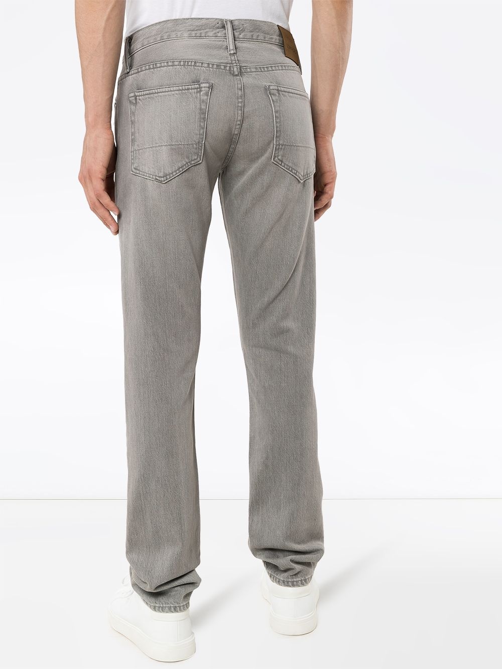 mid-rise stonewashed jeans - 3