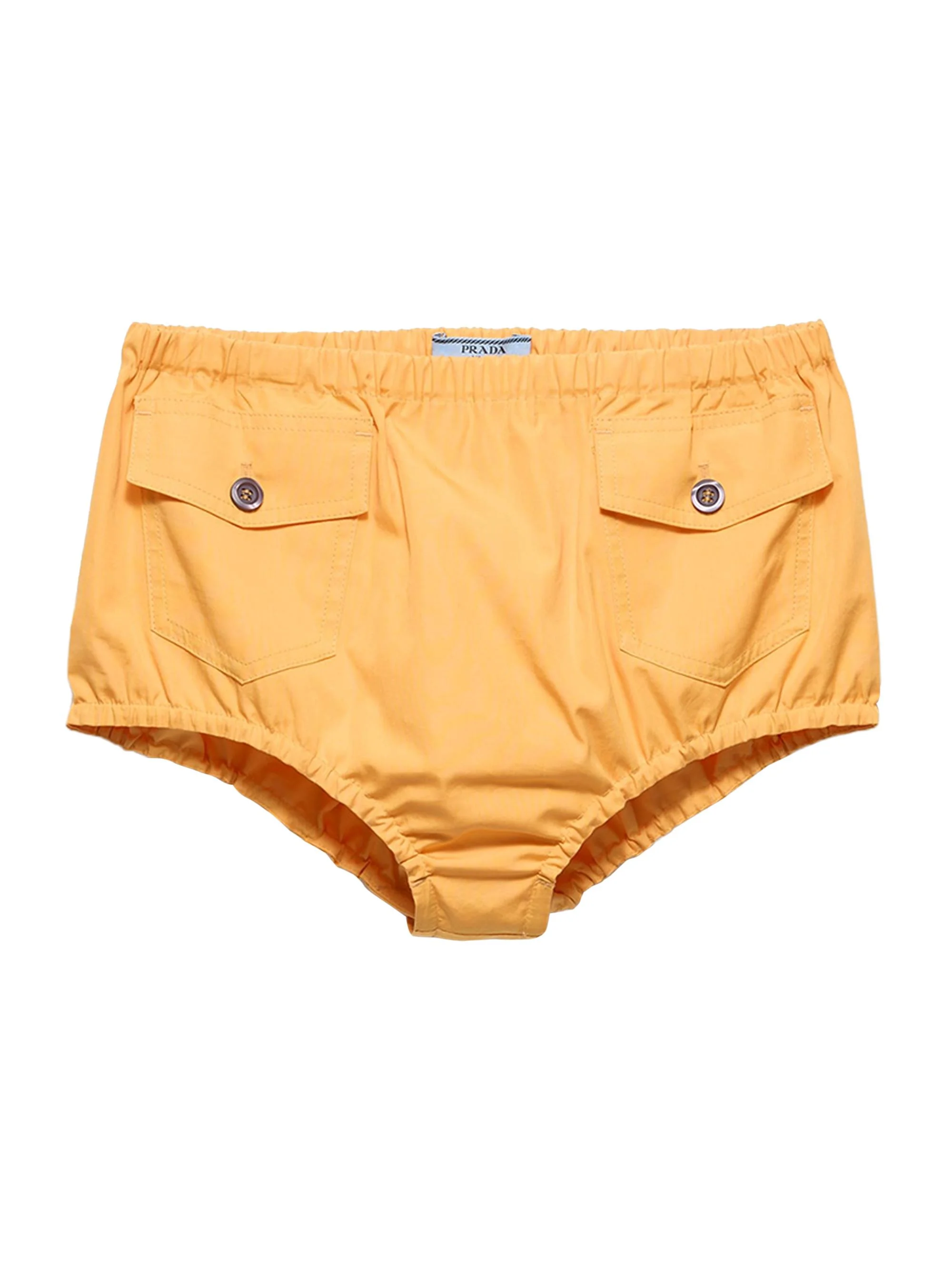 Women's Poplin Shorts - Yellow - 1