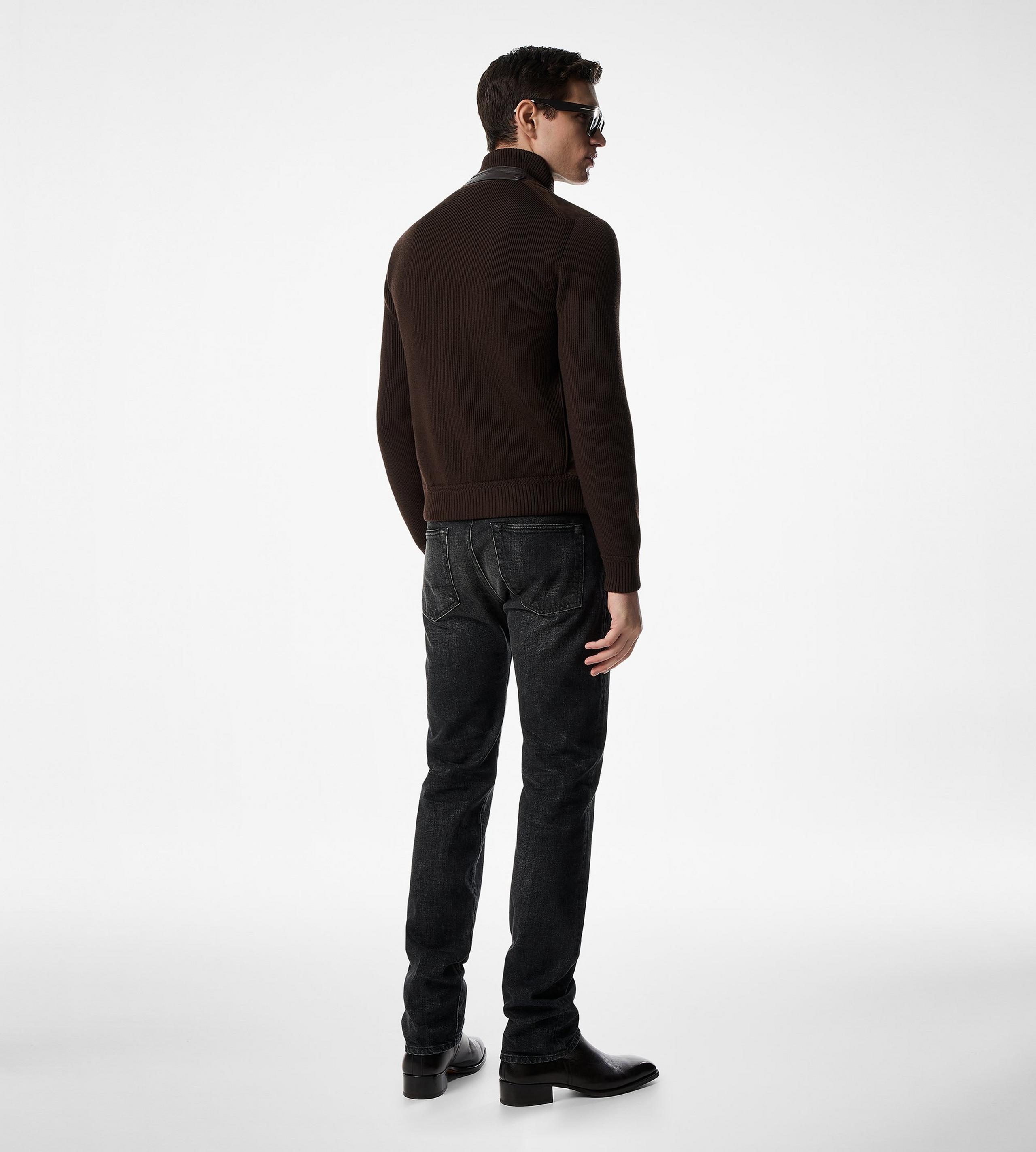 SUEDE FRONT MERINO BLOUSON - 3