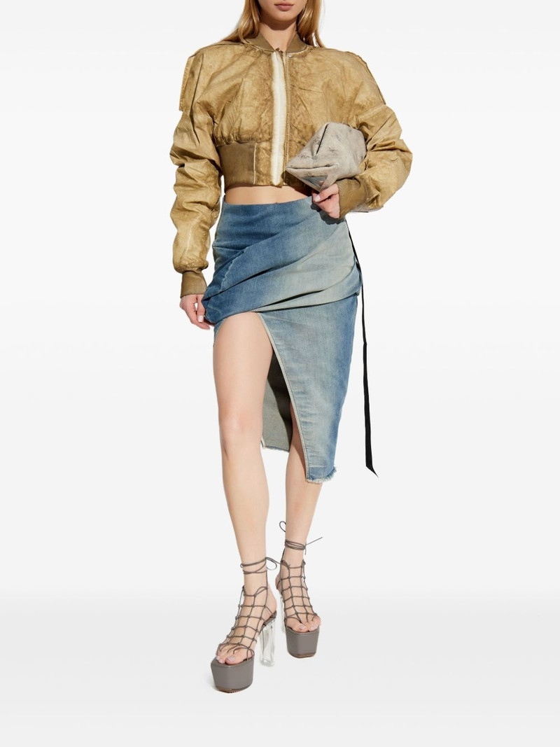 Rick Owens DRKSHDW Collage cropped jacket outlook