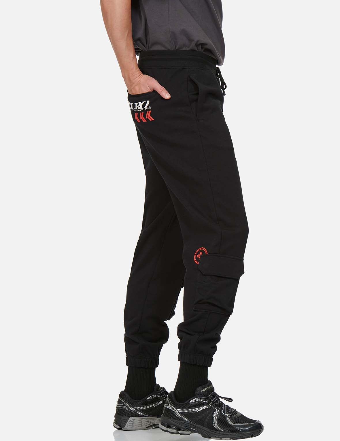 Eclipse Seagull Print Cargo Sweatpants - 9