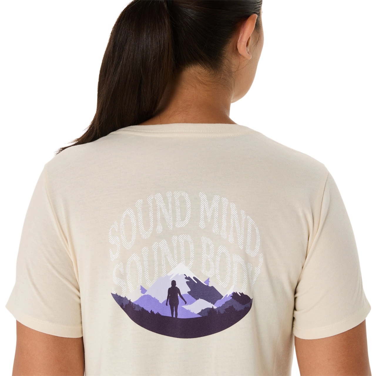 WOMEN'S ASICS NATURE V-NECK SHORT SLEEVE TEE - 6