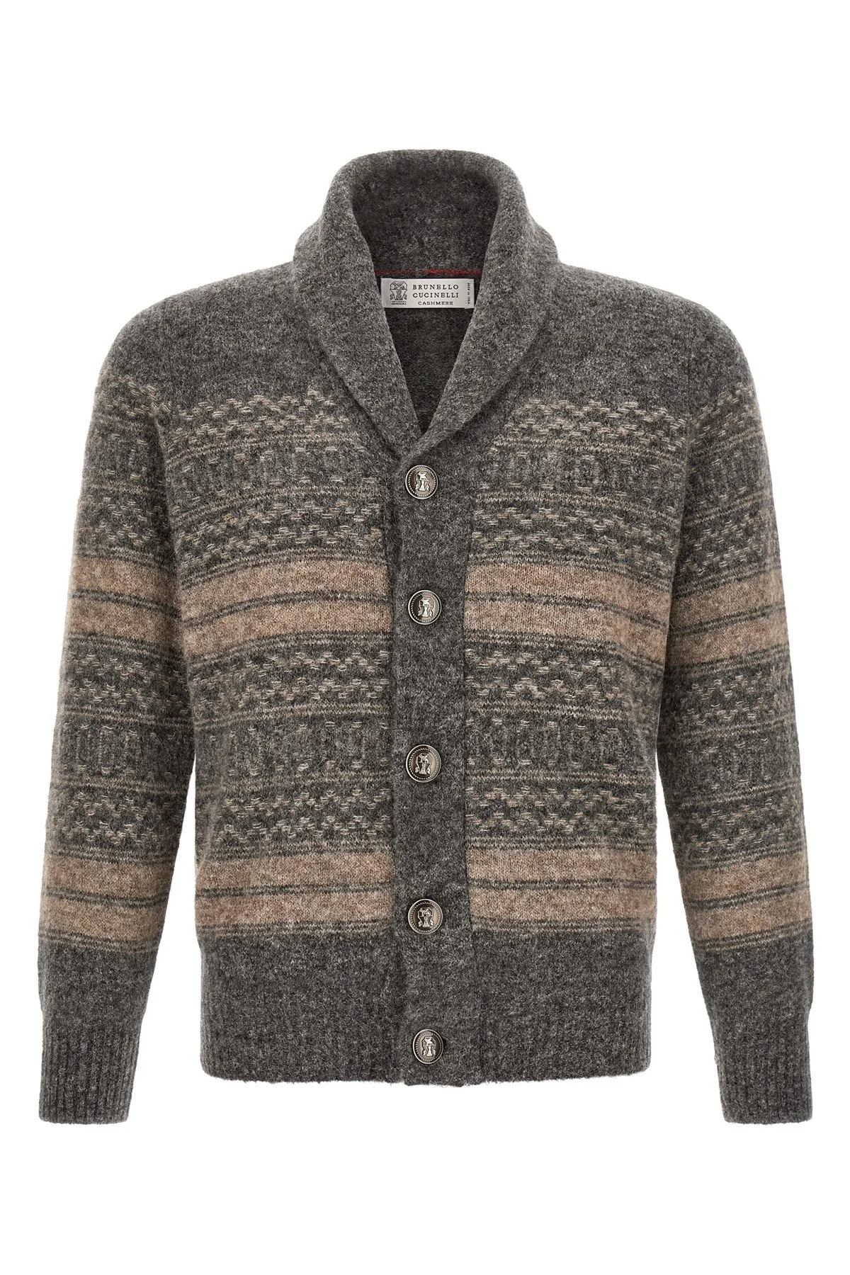'Nordic Jacquard' Cardigan - 1