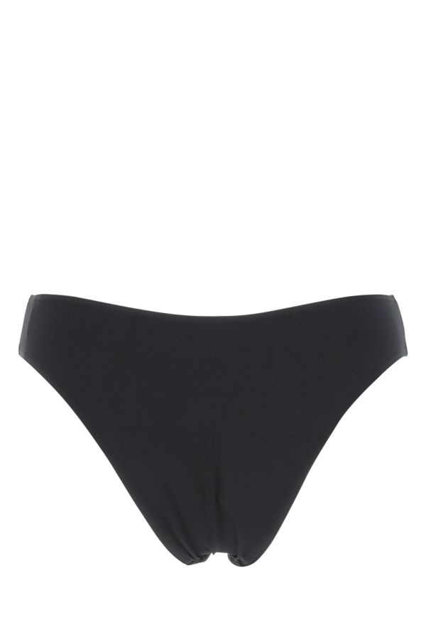 Black stretch nylon bikini bottom - 2