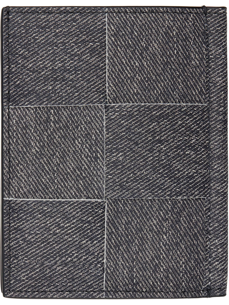 Bottega Veneta Gray Cassette Credit Card Holder outlook