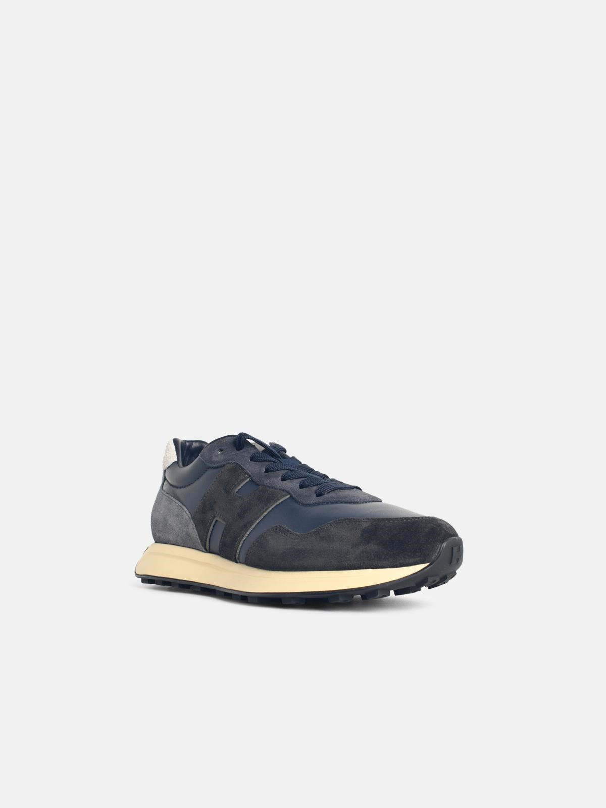 'H601' MULTICOLOR LEATHER SNEAKERS - 2