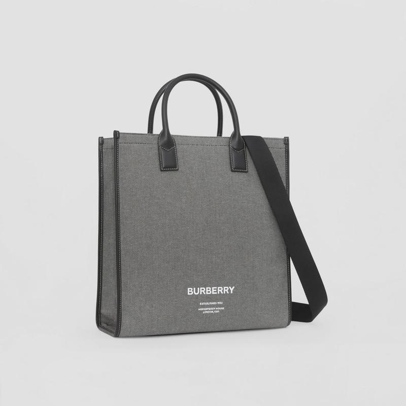Horseferry Print Cotton Canvas Tote 9