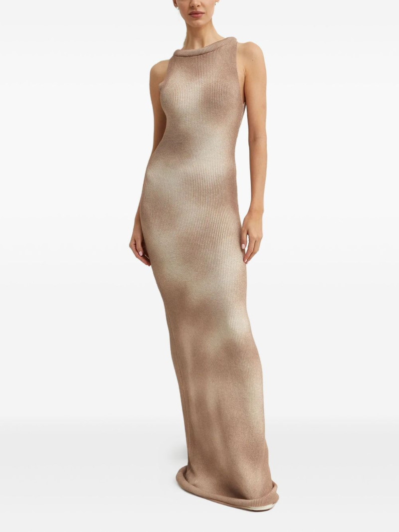 Celes ombre-motif maxi dress 3