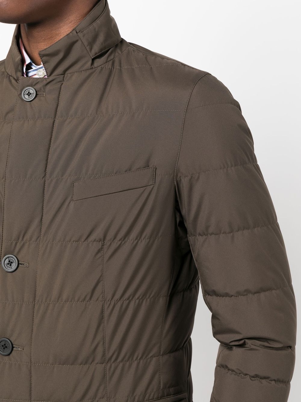 high-neck padded jacket - 5